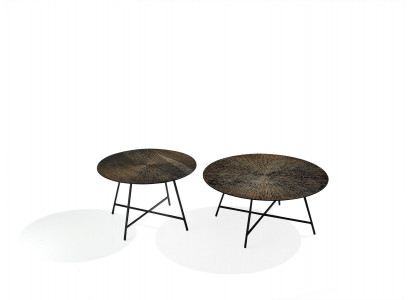 Ensemble élégant de 2 tables basses pour le salon au design italien